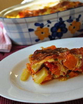 Тыквенно-картофельная запеканка