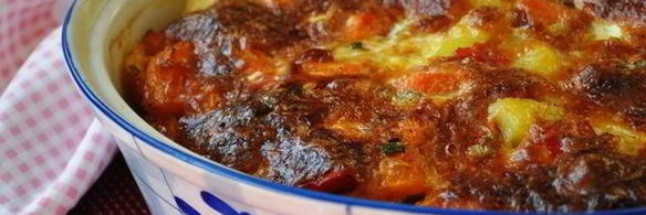 тыквенно-картофельная запеканка