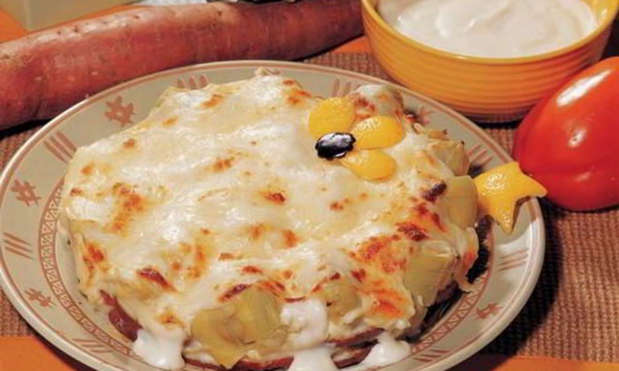 Рецепт запеканки из артишоков и картофеля