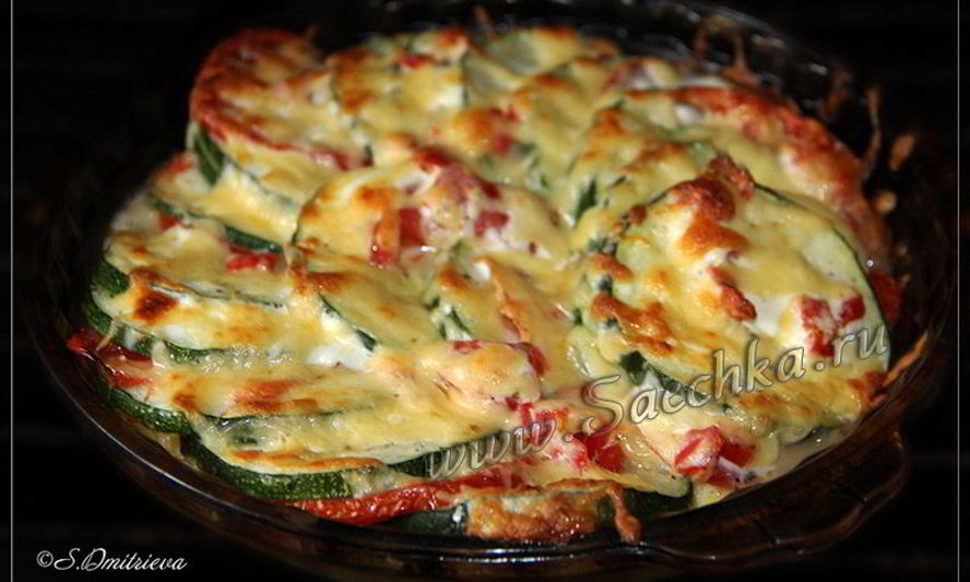 Рецепт запеканки из кабачков