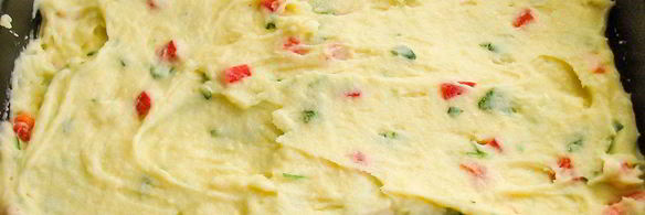 запеканка из картофельного пюре с сыром