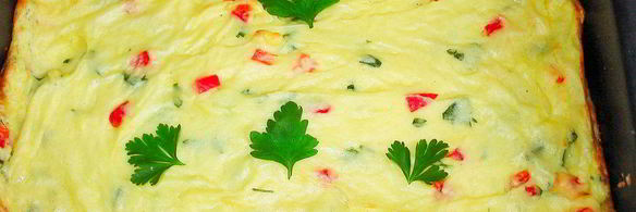 запеканка из картофельного пюре с сыром