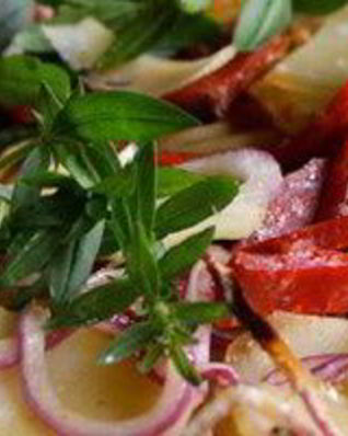 Запеканка из картофеля с чоризо