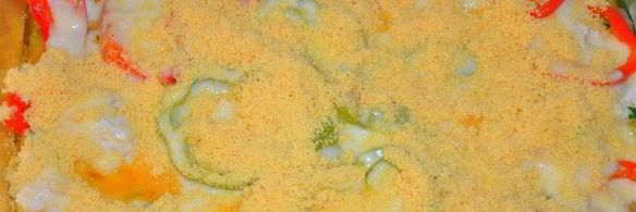 запеканка из курицы и сладкого перца с сыром джюгас
