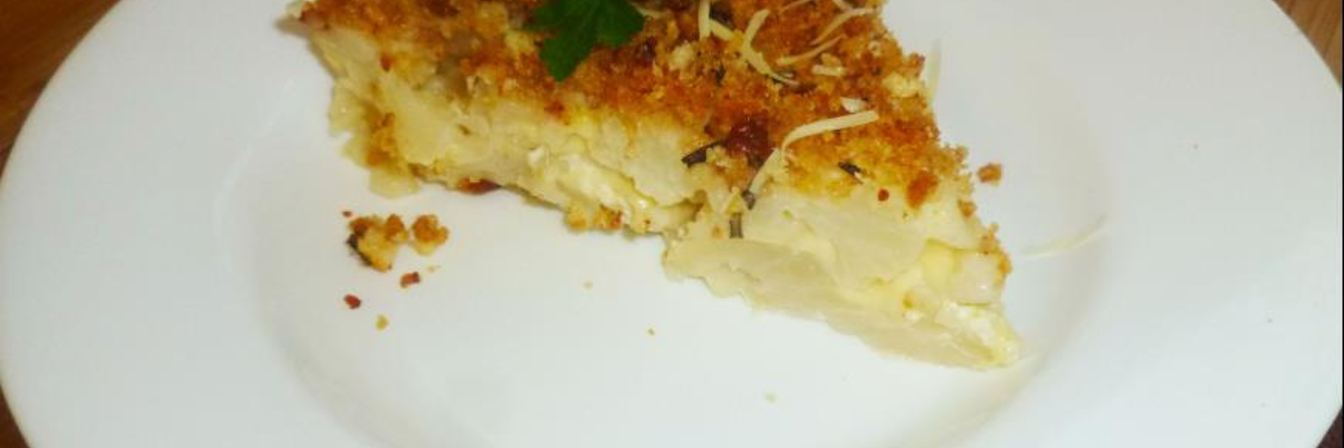 Запеканка из макарон и цветной капусты