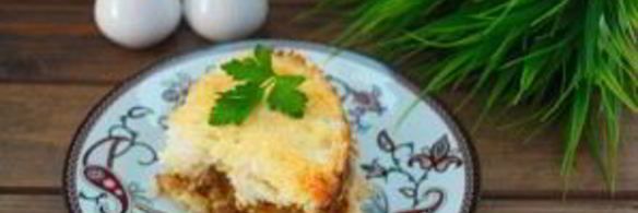 запеканка мясная с рисом