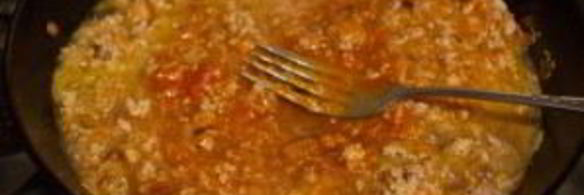 запеканка мясная с рисом