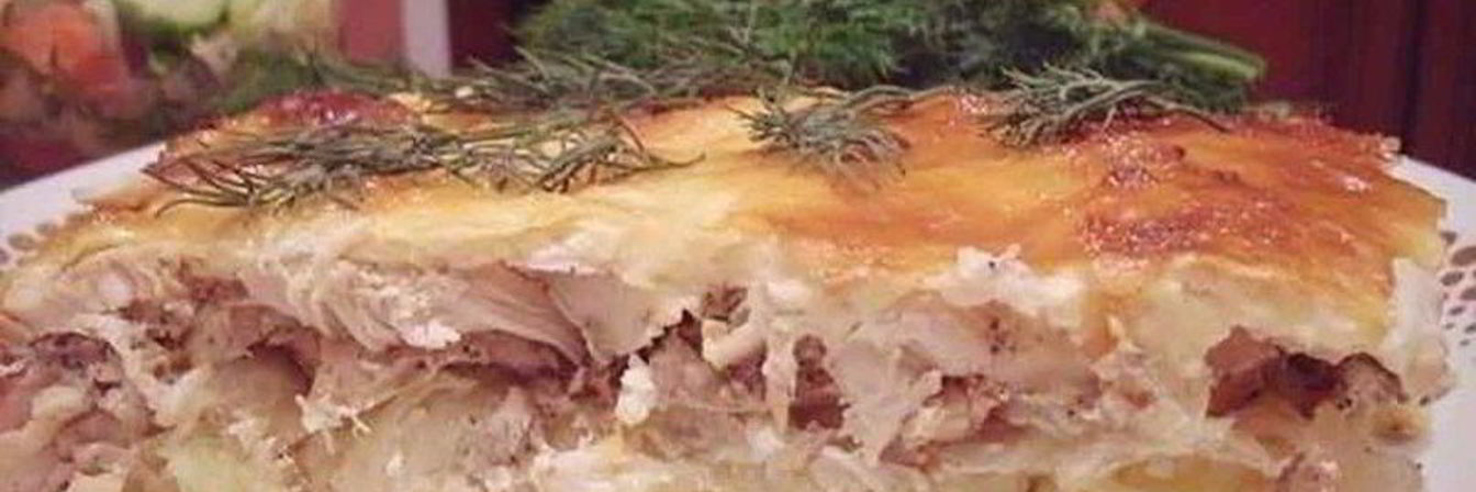 Запеканка с куриным филе