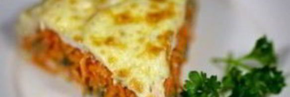 запеканка с морковью, грибами и курицей