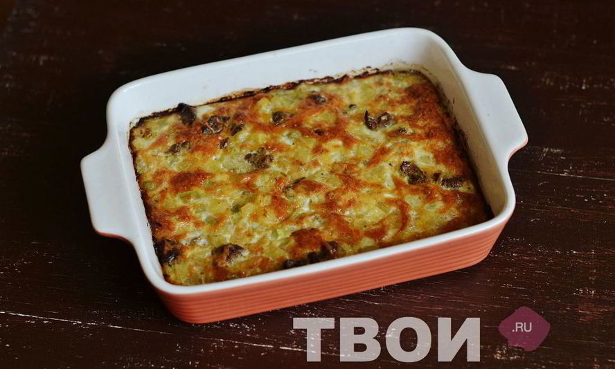 Рецепт запеканки с печенью
