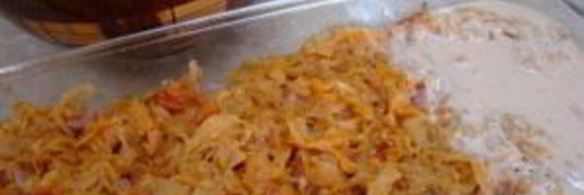 запеканка с сыром и ветчиной