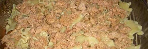 запеканка с тунцом