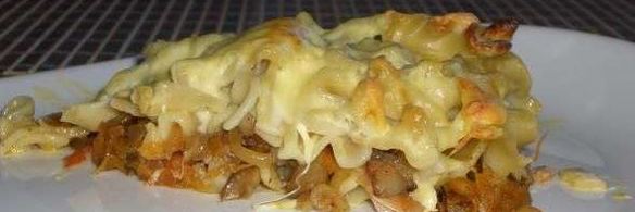 запеканка с тунцом