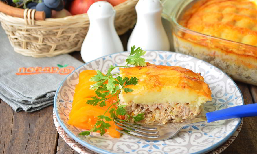 Рецепт запеканки три в одном