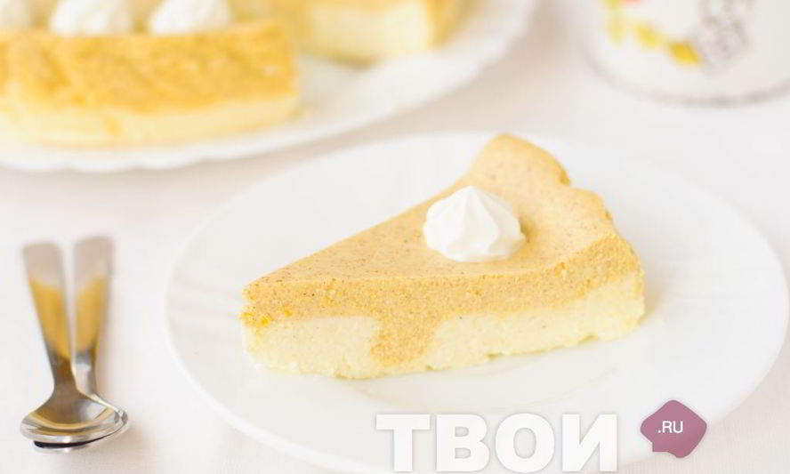 Рецепт запеканки творожной с тыквого