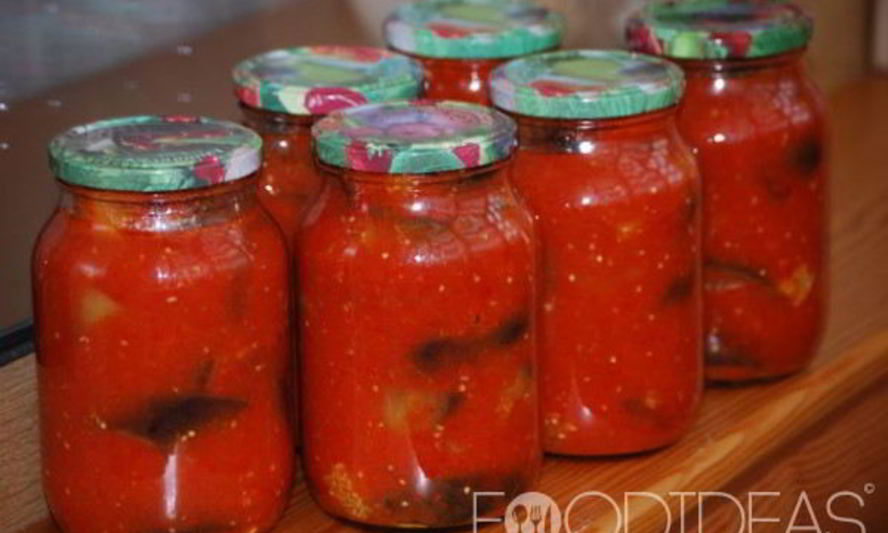 Рецепт баклажанов в аджике