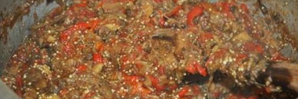 баклажанная икра на зиму