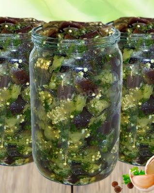 Баклажаны без стерилизации