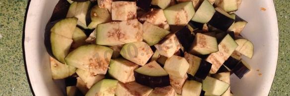 баклажаны с фасолью на зиму салат