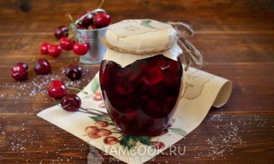 Рецепт черешни в собственном соку на зиму