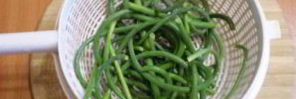 чесночные стрелки на зиму