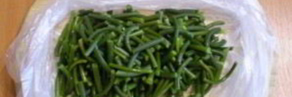 чесночные стрелки на зиму