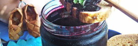 черничный джем из духовки