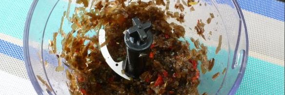 чиа-джем из морской капусты и клюквы