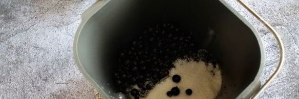 джем из черной смородины в хлебопечке