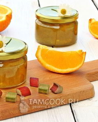 Джем из ревеня и апельсина