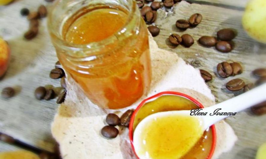 Рецепт джема кофейного абрикос с ванилью