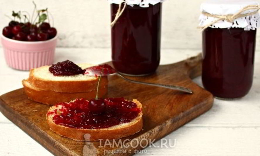 Рецепт густого джема из вишни