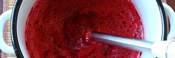 густой джем из вишни