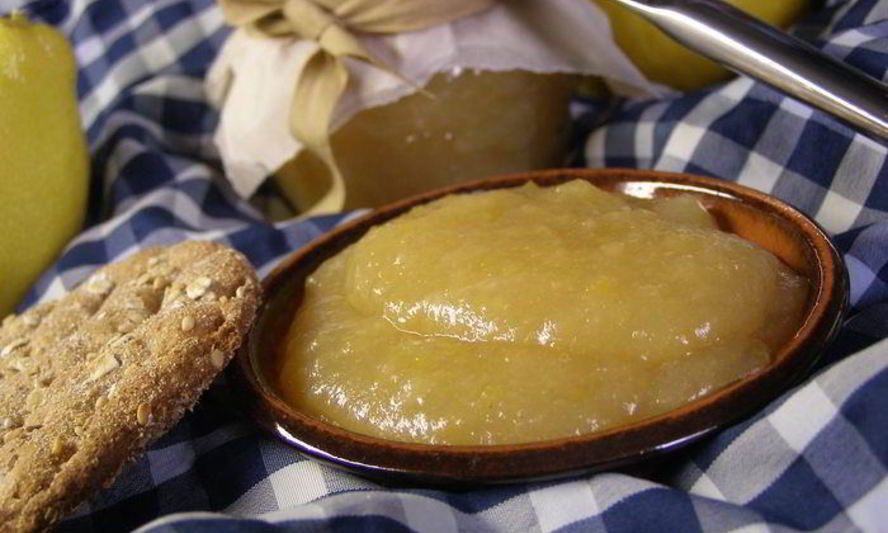 Рецепт лимонного джема с яблоками и куантро