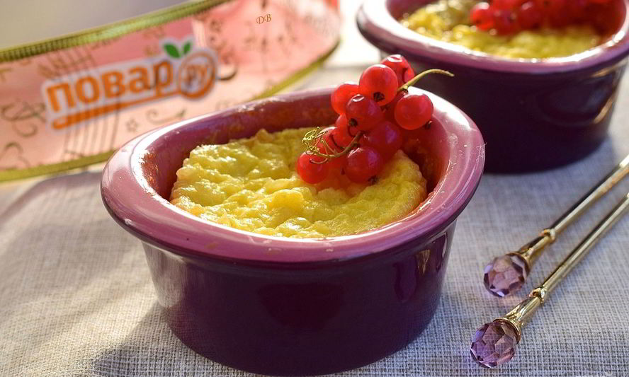 Рецепт рисового пудинга с джемом