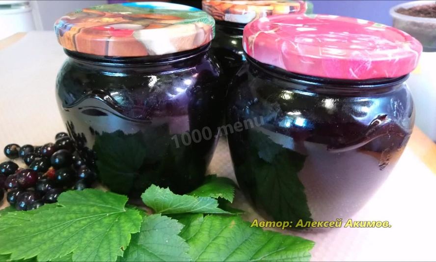 Рецепт смородинового джема из черной смородины на зиму