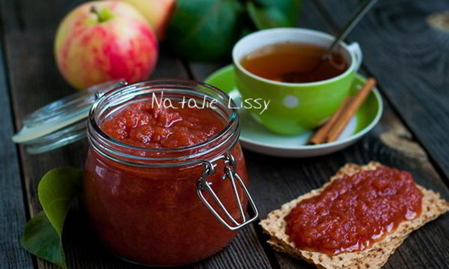 Рецепт яблочного джема с апельсинами и грушея