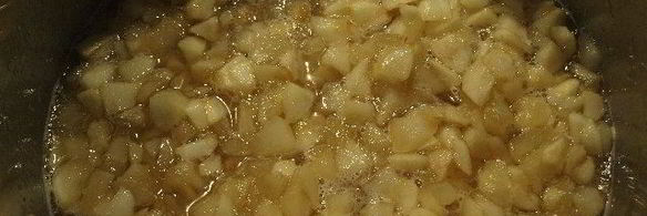 яблочный джем с карамелью