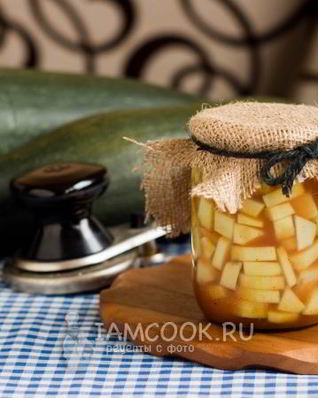 Кабачки с кетчупом на зиму