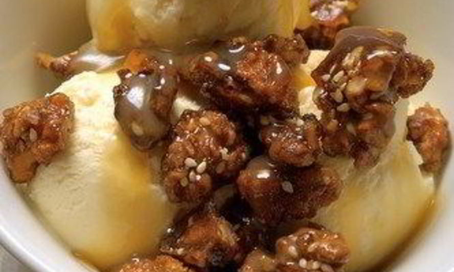 Рецепт карамелизованных грецких орехов с солью