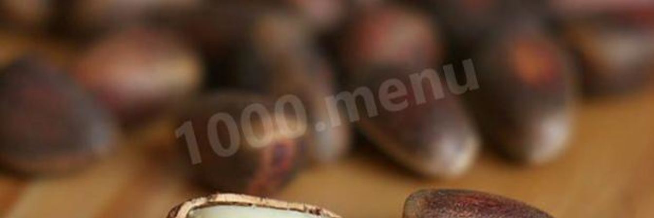 Кедровые орехи с медом