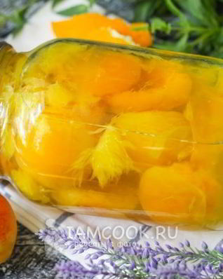 Компот из абрикосов и апельсинов на зиму