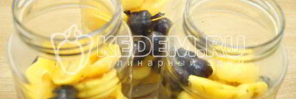 компот из абрикосов и черешни на зиму