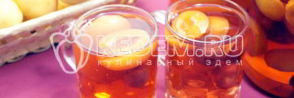 компот из абрикосов и черешни на зиму