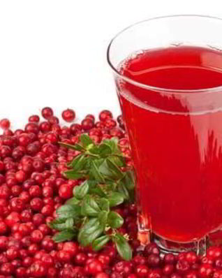 Компот из брусники и яблок