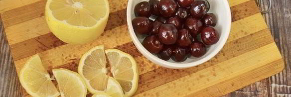 компот из черешни с лимоном на зиму