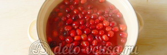 компот из клюквы