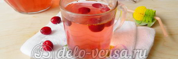 компот из клюквы