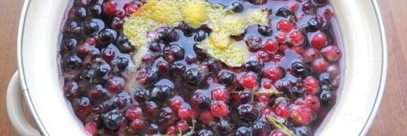 компот из красной и черной смородины