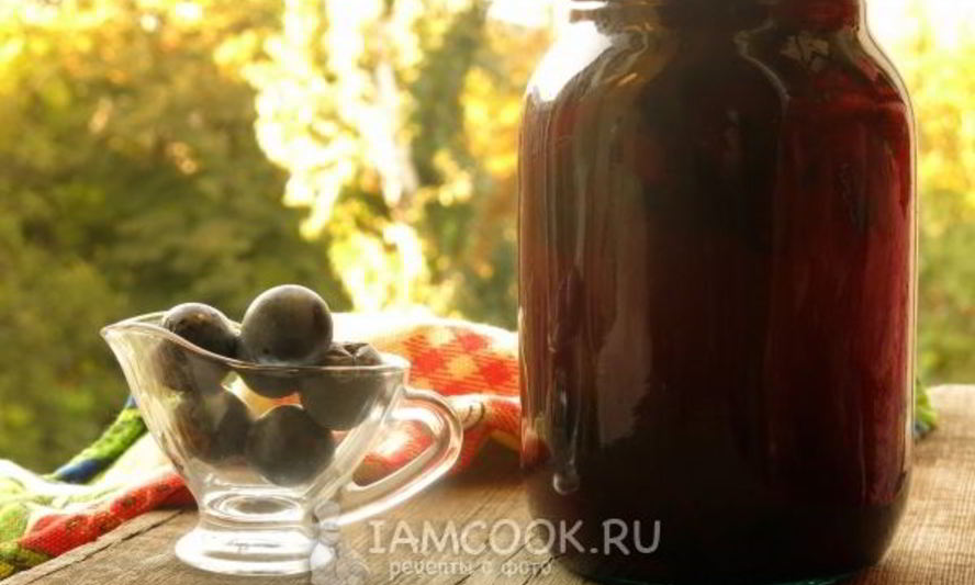 Рецепт компота из терна на зиму